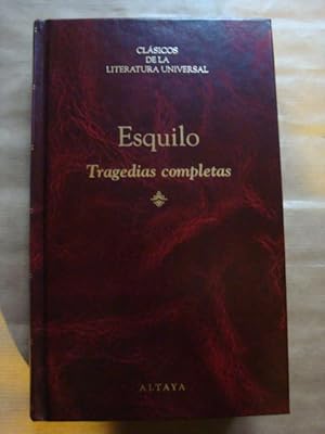 Image du vendeur pour Tragedias completas mis en vente par Llibres Capra
