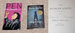 Seller image for THE HUNGER ANGEL - Rare Fine Copy of The First American Edition/First Printing: Signed by Herta Muller - SIGNED ON THE TITLE PAGE for sale by ModernRare