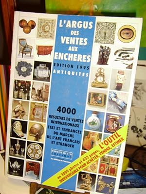 L'argus Des Ventes Aux Enchères Edition 1995