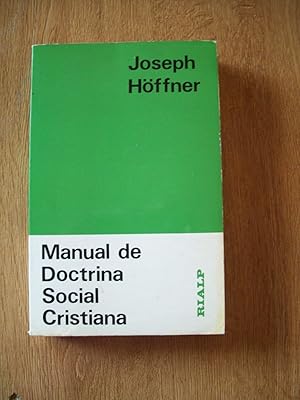 MANUAL DE DOCTRINA SOCIAL CRISTIANA