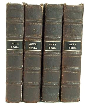 Image du vendeur pour Acta Regia, or An Account of the Treaties, Letters and Instruments between the Monarchs of England and Foreign Powers. mis en vente par Saintfield Antiques & Fine Books