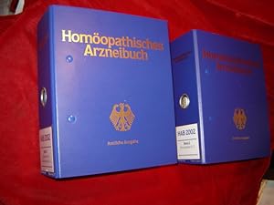 Seller image for 2 Ordner: Homopathisches Arzneibuch 2000 und 2002.Band 1. Allgemeiner Teil. Monographien A-D. Band 2. Monographien E-Z. for sale by Antiquariat Olaf Drescher