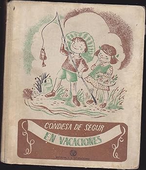 Imagen del vendedor de EN VACACIONES (Novela para nias (con 89 Ilustraciones de Galiana a 2 colores) a la venta por CALLE 59  Libros