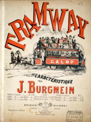 Bild des Verkufers fr Tramway galop zum Verkauf von Paul van Kuik Antiquarian Music