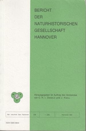 Bild des Verkufers fr Bericht der Naturhistorischen Gesellschaft Hannover Bericht 133. zum Verkauf von Bcher bei den 7 Bergen