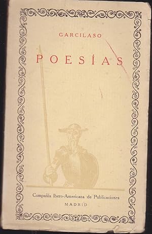 Imagen del vendedor de POESIAS de Garcilaso (Las Cien Mejores Obras de la Literatura Espaola Vol 16) 2EDICION a la venta por CALLE 59  Libros