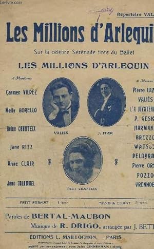 Seller image for LES MILLIONS D'ARLEQUIN for sale by Le-Livre