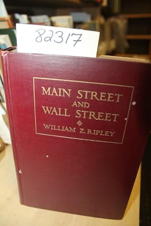 Immagine del venditore per Main Street and Wall Street venduto da Princeton Antiques Bookshop