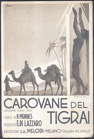 Seller image for CAROVANA DEL TIGRAI. Canzone slow fox. Versi di Peppino Mendes. Riduzione per Mandolino e Canto. for sale by studio bibliografico pera s.a.s.