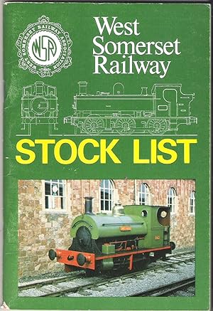 Seller image for West Somerset Railway Stock List for sale by Anvil Books