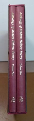 Seller image for ANTHOLOGY OF MODERN HEBREW POETRY IN TWO VOLUMES [SLIPCASED] for sale by RON RAMSWICK BOOKS, IOBA