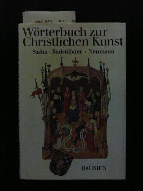 Wörterbuch zur Christlichen Kunst