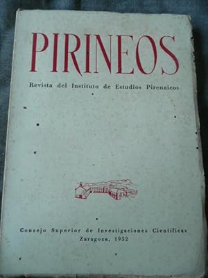 Imagen del vendedor de PIRINEOS. Revista del Instituto de Estudios Pirenaicos. Nmero 24 a la venta por Reus, Paris, Londres