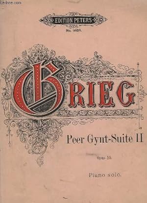Bild des Verkufers fr PEER GYNT-SUITE 2 - OP.55 - PIANO SOLO - N2653. zum Verkauf von Le-Livre