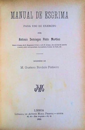 MANUAL DE ESGRIMA PARA USO DO EXERCITO.