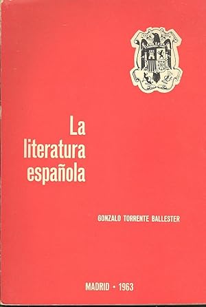 La literatura española. [Nuevo estado español.] [Los Narradores; El Teatro; La Poesia Lirica; Los...