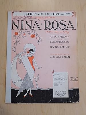 Serenade of Love from Nina Rosa [ Vintage Sheet Music ]