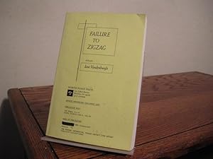 Imagen del vendedor de Failure to Zigzag a la venta por Bungalow Books, ABAA