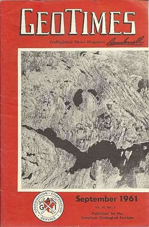 GeoTimes: Vol. VI, No. 2, September 1961