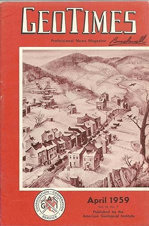 GeoTimes: Vol. III, No. 7, April 1959