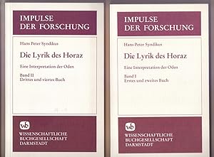 Bild des Verkufers fr Die Lyrik des Horaz, 2 Bnde: Bd.1, Erstes und zweites Buch; Bd. 2, Drittes und viertes Buch. (= Impulse der Forschung) zum Verkauf von Die Wortfreunde - Antiquariat Wirthwein Matthias Wirthwein