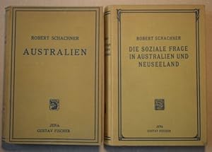 Bild des Verkufers fr Australien in Politik, Wirtschaft, Kultur/ Die soziale Frage in Australien und Neuseeland. EA, 2 Bnde. zum Verkauf von Antiquariat am Moritzberg