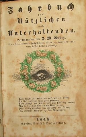 Deutscher Volks-Kalender 1838. 4. Jg. (36) S. Jahrbuch des Nützlichen und Unterhaltenden. 192 S.,...