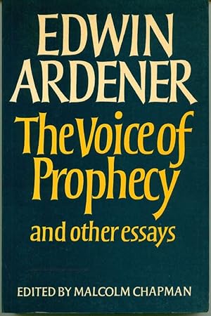 The Voice of Prophecy and Other Essays