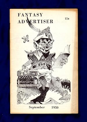 Image du vendeur pour Fantasy Advertiser / September, 1950 / Jon Arfstrom Cover; M.P. Shiel; Roswell-inspired ad. Vintage science fiction and fantasy fanzine. mis en vente par Singularity Rare & Fine