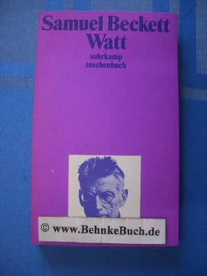 Imagen del vendedor de Watt. a la venta por Antiquariat BehnkeBuch