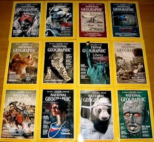 National Geographic 1986 (January - December) 12 Issues