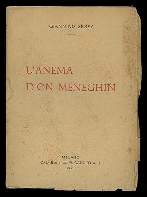 Imagen del vendedor de L'anema d'on Meneghin a la venta por Studio Bibliografico Imprimatur
