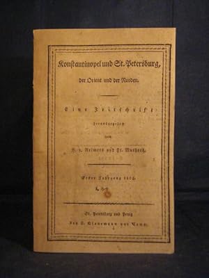 Konstantinopel und St. Petersburg. Der Orient und der Norden. Eine Zeitschrift, 1. Jg., 1. Heft.
