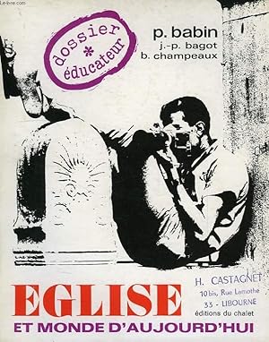 Seller image for EGLISE ET MONDE D'AUJOURD'HUI for sale by Le-Livre