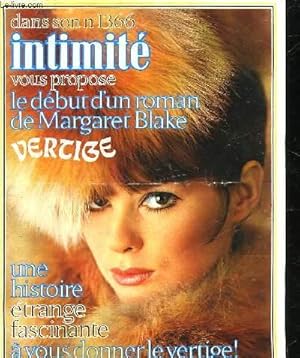 Bild des Verkufers fr DANS SON INTIMITE - N1366 - DEBUT DU ROMAN DE MARAGRET BLAKE - VERTIGE zum Verkauf von Le-Livre