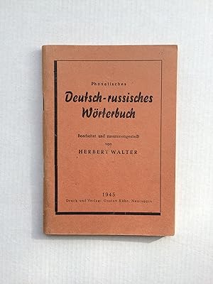 Phonetisches deutsch-russisches Wörterbuch