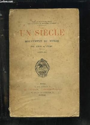 Seller image for Un Sicle. Mouvement du monde de 1800  1900 for sale by Le-Livre