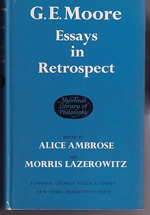 Imagen del vendedor de G. E. Moore : Essays in Retrospect a la venta por CARDINAL BOOKS  ~~  ABAC/ILAB