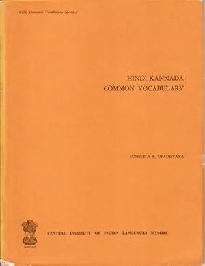 Hindi-Kannada Common Vocabulary.