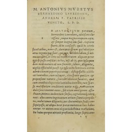 Imagen del vendedor de Catullus et in eum commentarius M. Antonii Mureti a la venta por Libreria Antiquaria Giulio Cesare di Daniele Corradi