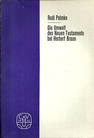 Imagen del vendedor de Die Umwelt des Neuen Testaments bei Herbert Braun. a la venta por Antiquariat Axel Kurta