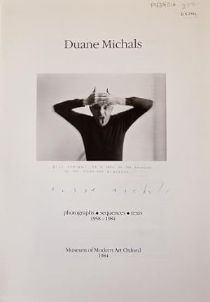 Duane Duck: Photographs/Sequences/Texts 1958-1984