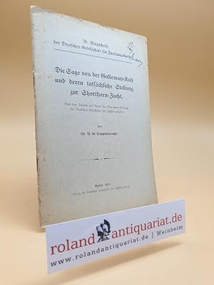 Die Sage von der Galloway-Kuh und deren tatsächliche Stellung zur Shorthorn-Zucht. 20. Flugschrif...