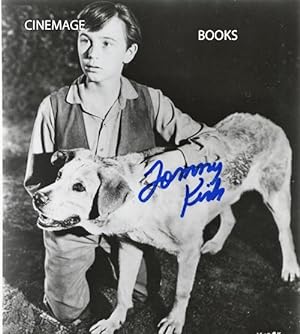 Signed Tommy Kirk Portrait with Old Yeller with Yeller