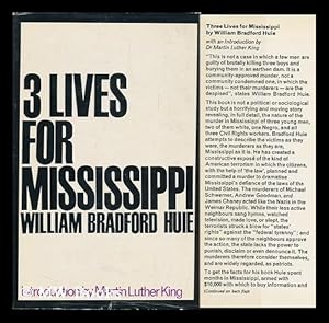 Image du vendeur pour Three Lives for Mississippi mis en vente par MW Books