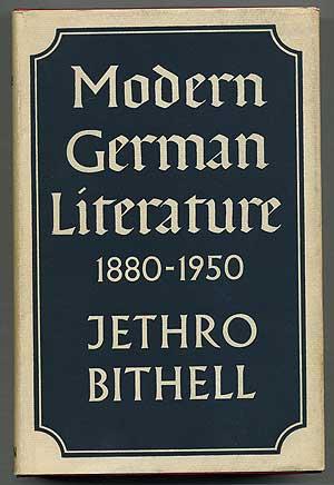 Bild des Verkufers fr Modern German Literature, 1880-1950 zum Verkauf von Between the Covers-Rare Books, Inc. ABAA