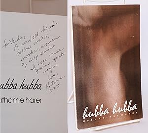 Imagen del vendedor de Hubba hubba; poems a la venta por Bolerium Books Inc.
