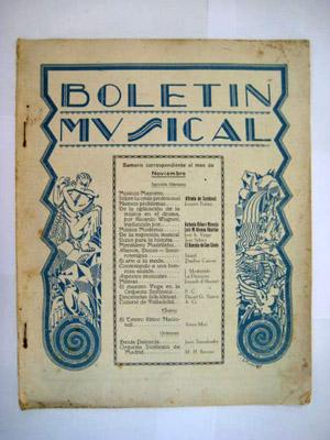 Seller image for BOLETN MUSICAL. N 32 Noviembre 1930 for sale by Librera Maestro Gozalbo