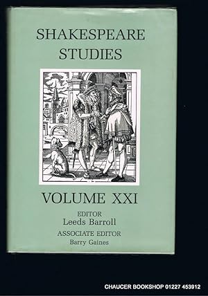 Immagine del venditore per Shakespeare Studies Volume XXI venduto da Chaucer Bookshop ABA ILAB