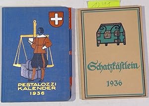 Imagen del vendedor de Pestalozzi Kalender1936, Neunundzwanzigster Jahrgang des Pestalozzi-Kalenders & Kaiser's Schatzkstlein 1936, Pestalozzi-Kalender II. Teil a la venta por Antiquariat Trger